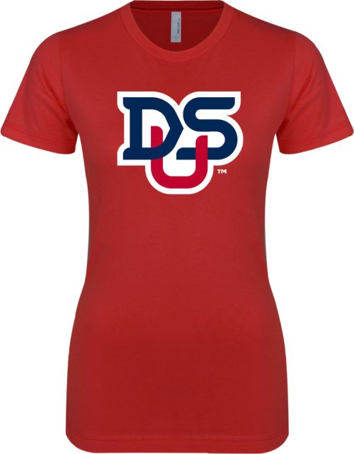 DeSales Next Level Ladies SoftStyle Junior Fitted Tee DSU Ligature - ONLINE ONLY