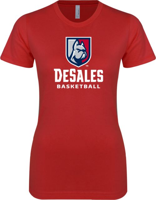 DeSales Next Level Ladies SoftStyle Junior Fitted Tee Basketball - ONLINE ONLY
