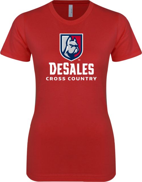 DeSales Next Level Ladies SoftStyle Junior Fitted Tee Cross Country - ONLINE ONLY