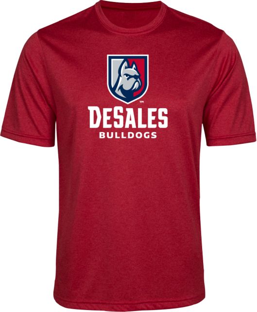 DeSales Performance Heather Contender Tee Primary Logo - ONLINE ONLY