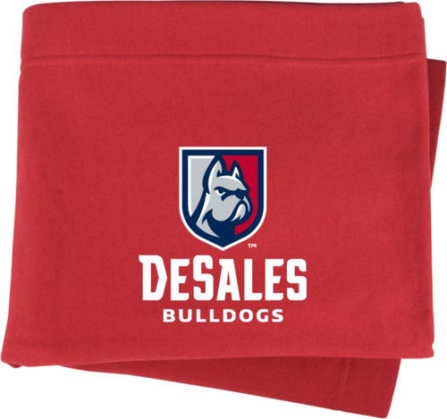 DeSales Sweatshirt Blanket Primary Logo - ONLINE ONLY