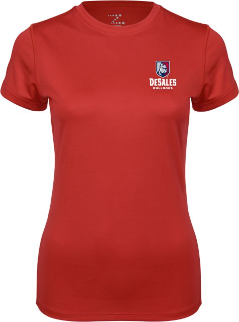 DeSales Ladies Syntrel Performance Tee Primary Logo - ONLINE ONLY