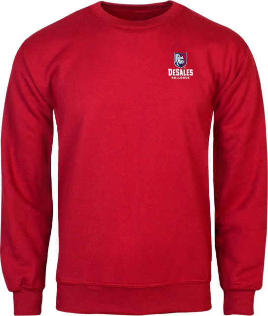 DeSales Fleece Crew Primary Logo - ONLINE ONLY