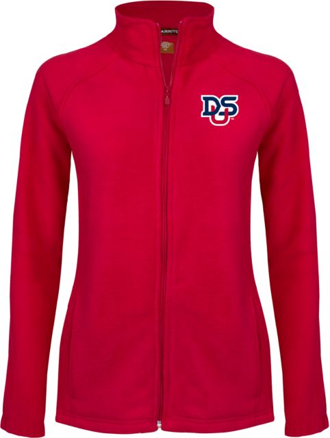 DeSales Ladies Fleece Full Zip Jacket DSU Ligature - ONLINE ONLY