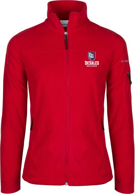 DeSales Columbia Ladies Full Zip Fleece Jacket Primary Logo - ONLINE ONLY