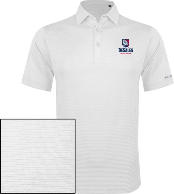 DeSales Columbia Omni Wick Sunday Golf Polo Primary Logo - ONLINE ONLY