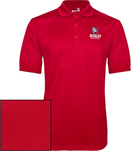 DeSales Dry Mesh Polo Primary Logo - ONLINE ONLY