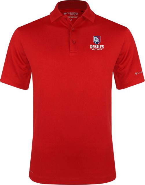 DeSales Columbia Omni Wick Drive Polo Primary Logo - ONLINE ONLY