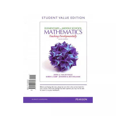 Elementary &amp; Middle School Mathematics (Loose Pgs)