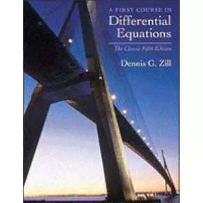First Course in Differential Equations: Classic Ed