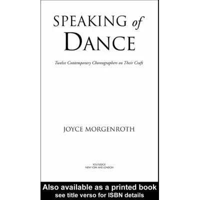 Speaking of Dance